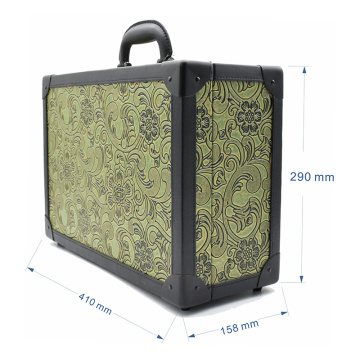 New Professional Tool Box Small Green Beauty Salon Plastic Case Storage Suitcase for Hairdresser